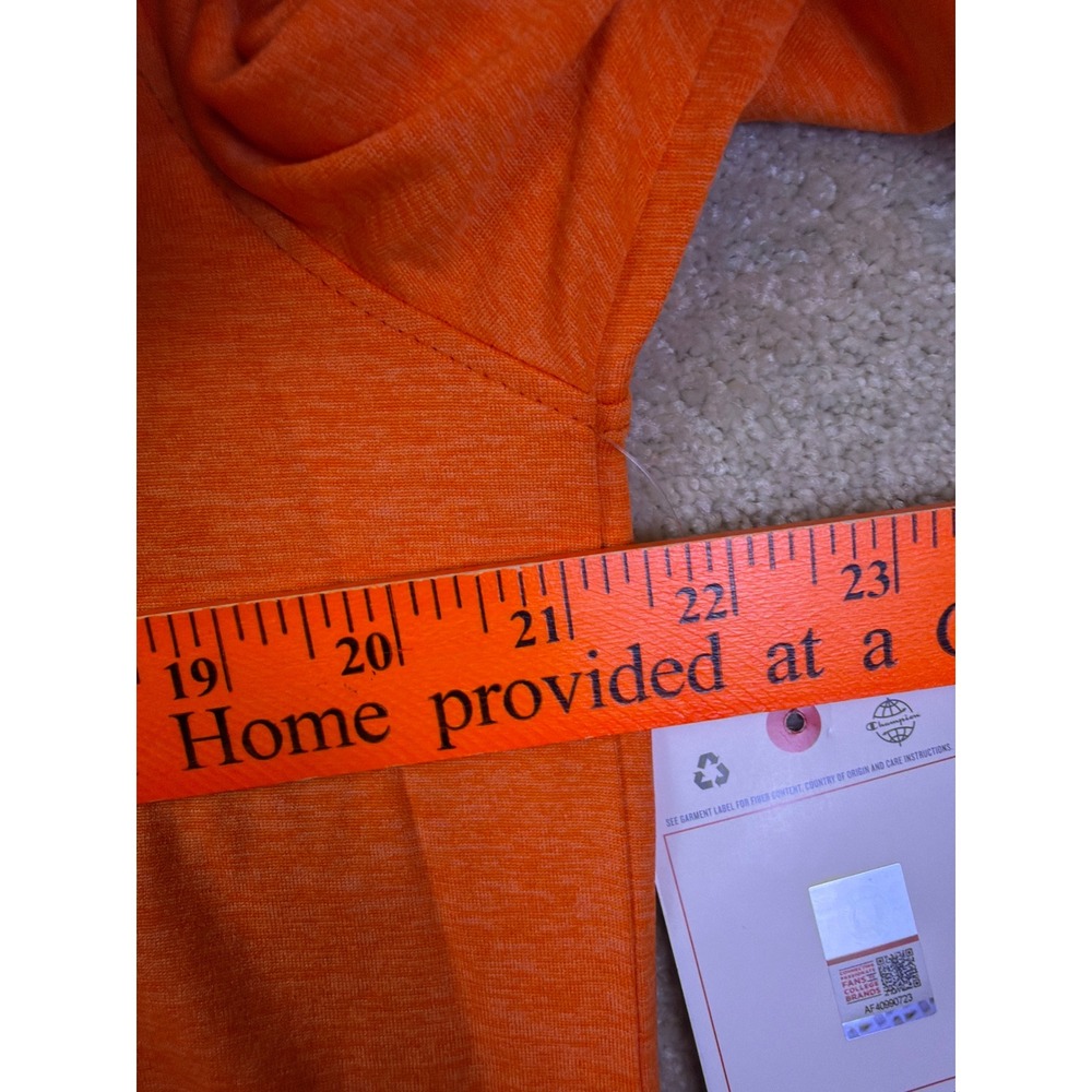 Champion Polo Shirt Mens Medium Orange Clemson Tigers NCAA Heathered SS NEW - Picture 8 of 8